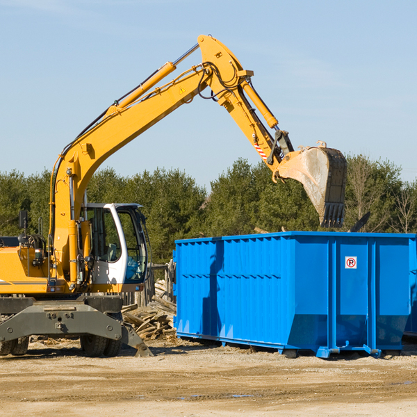 can i request a rental extension for a residential dumpster in Dameron MD